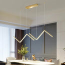GobekUsa Minimalist Double Z-Shaped LED Island Light Fixture