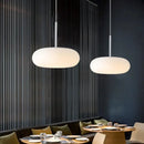 GobekUsa Itka Pendant Lamp - Minimalist White Lamp Shade for Dining Table, Bedroom, Kitchen