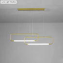 GobekUsa Minimalist Geometric LED Dining Room Pendant Light