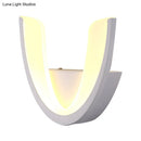 GobekUsa Minimalist Geometric LED Wall Sconce – Warm/White Light