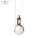 GobekUsa Minimalist Globe Crystal Shade Living Room Hanging Lamp