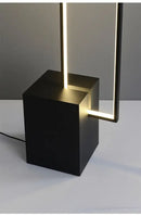 GobekUsa Geometric LED Floor Lamp Modern Dimmable Living Room Bedroom Decoration Light