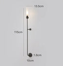 GobekUsa Copper Wine Corridor Wall Lamp for TV Background & Bedside, Marble Finishes