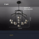 GobekUsa K9 Crystal Chandelier Lighting for Dinning Room & Corridor