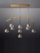 GobekUsa K9 Crystal Chandelier Lighting for Dinning Room & Corridor