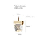 GobekUsa Crystal Chandelier: Nordic Luxury Pendant Lights for Dining Room, Study Room, Kitchen & Bedroom