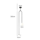 GobekUsa Double Head Glass Ball Pendant Light for Hotel Bedroom & Bathroom