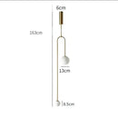 GobekUsa Double Head Glass Ball Pendant Lights for Hotel Bedroom and Bathroom