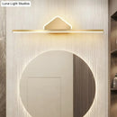 GobekUsa Minimalist Acrylic LED Vanity Light with Gold Finish for Bathroom Walls