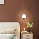 GobekUsa Glass Ball LED Chandelier - Minimalist Nordic Art for Home, Restaurant, Bar & Bedroom