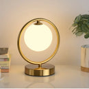 GobekUsa Glass Ball LED Table Lamp for Stylish Bedroom Decor