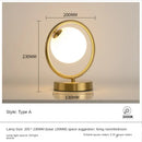 GobekUsa Glass Ball LED Table Lamp for Stylish Bedroom Decor