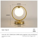 GobekUsa Glass Ball LED Table Lamp for Stylish Bedroom Decor