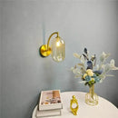 GobekUsa Glass Ball LED Wall Sconce for Living Bedroom Dining Kitchen - Minimalist Design