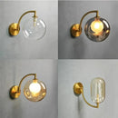 GobekUsa Glass Ball LED Wall Sconce for Living Bedroom Dining Kitchen - Minimalist Design