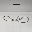 GobekUsa LED Strip Island Pendant Light - Minimalist Metal Dining Room Lighting Fixture