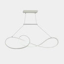 GobekUsa LED Strip Island Pendant Light - Minimalist Metal Dining Room Lighting Fixture