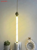 GobekUsa LED Strip Pendant Lamp for Dining Kitchen Bedroom, Minimalist Design