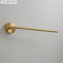 GobekUsa Minimalist Gold Metal Wall Lamp: 16"/25" LED Vanity Sconce Light with Acrylic Diffuser