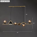 GobekUsa Minimalist Gold Metal Dining Pendant Lamp - Cone and Ball Hanging Island Light for Dining Room