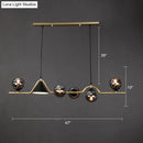 GobekUsa Minimalist Gold Metal Dining Pendant Lamp - Cone and Ball Hanging Island Light for Dining Room