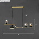 GobekUsa Minimalist Gold Metal Dining Pendant Lamp - Cone and Ball Hanging Island Light for Dining Room