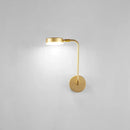GobekUsa Golden Metal LED Sconce: Stylish Round Wall Mounted Lamp for Bedrooms