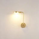GobekUsa Golden Metal LED Sconce: Stylish Round Wall Mounted Lamp for Bedrooms