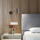 GobekUsa Minimalistic Metal Adjustable Tubular Wall Lamp with 1-Light Bedside Spotlight