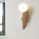 GobekUsa Gold Mini Globe Wall Sconce Light - Elegant Opaline Glass Fixture for Bedroom