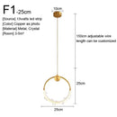 GobekUsa Gold Nordic Pendant Lights Indoor Kitchen Dining Room Home Decor