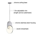 GobekUsa Gold Nordic Pendant Lights Indoor Kitchen Dining Room Home Decor