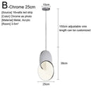 GobekUsa Gold Nordic Pendant Lights Indoor Kitchen Dining Room Home Decor