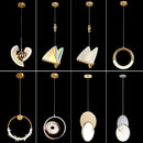 GobekUsa Gold Nordic Pendant Lights Indoor Kitchen Dining Room Home Decor