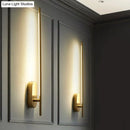 GobekUsa Contemporary Gold LED Wall Mounted Sconce Lamp for Living Room