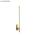 GobekUsa Contemporary Gold LED Wall Mounted Sconce Lamp for Living Room