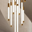 GobekUsa Elegant LED Chandelier for Staircase & Living Room Décor