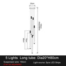 GobekUsa Elegant LED Chandelier for Staircase & Living Room Décor