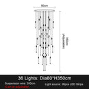 GobekUsa Elegant LED Chandelier for Staircase & Living Room Décor