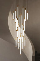 GobekUsa Elegant LED Chandelier for Staircase & Living Room Décor