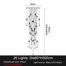 GobekUsa Elegant LED Chandelier for Staircase & Living Room Décor
