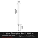 GobekUsa Elegant LED Chandelier for Staircase & Living Room Décor