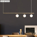 GobekUsa Golden Glass Shade Hanging Lamp: Post Modern Bubble Chandelier for Dining Room
