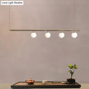 GobekUsa Golden Glass Shade Hanging Lamp: Post Modern Bubble Chandelier for Dining Room