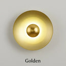 GobekUsa Golden Macaroon LED Wall Lamp for Bedroom & Living Room