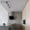 GobekUsa Cement LED Round Downlight: Minimalist Ceiling Spotlight for Living Room and Aisle