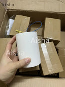 GobekUsa Cement LED Round Downlight: Minimalist Ceiling Spotlight for Living Room and Aisle
