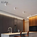 GobekUsa Cement LED Round Downlight: Minimalist Ceiling Spotlight for Living Room and Aisle
