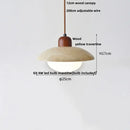 GobekUsa Glass Ball Pendant Light - Adjustable Wire, LED, Yellow Travertine White, Dining Room