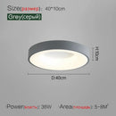 GobekUsa 2023 Minimalist Round Dining Room Master Bedroom Ceiling Lamp